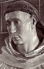 A statue of St. Herman Joseph